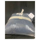 Linen Pillow Cover with Duck Feather Fill - 20x20 Inches