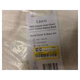 King/Cal King Linen Duvet Cover & Sham Set