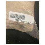 Used French Linen Box Stitch Quilted Sham Set