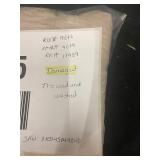 Used French Linen Box Stitch Quilted Sham Set