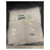 French Linen Box Stitch Quilt - Full/Queen with Minor Dirt Stains