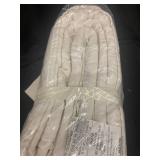 French Linen Box Stitch Quilt - Full/Queen with Minor Dirt Stains