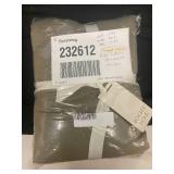 Queen Size 100% French Linen Sheet Set - Olive, Minor Defect