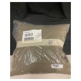 French Linen Decorative Throw Pillow - 20â Moss