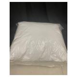2 Pack Down Alternative Throw Pillow Inserts 24" x 24" Square - White