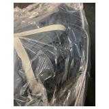 100% French Linen Bedding Set in Navy Blue