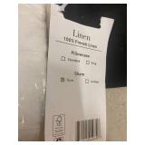 Bokser Home 100% French Linen Euro Sham 26" White - Damaged