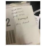 Bokser Home 100% French Linen Euro Sham 26" White - Damaged