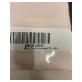 Pink Queen Size Pillowcases, Percale