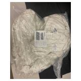 King Size 100% French Linen Sheet Set with Charcoal Pencil Stripe