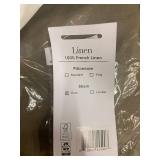 Bokser Home 100% French Linen Euro Sham Pillowcase