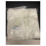 100% French Linen Window Curtain Set - Cream, 50" W x 96" L