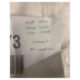 100% French Linen Window Curtain Set - Cream, 50" W x 96" L