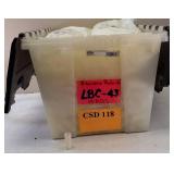 Ballistic Products Inc. | LBC-43 & CSD-118 WADS in 12 gallon tote