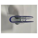 Painted Art Glass Napkin/Mail Holder