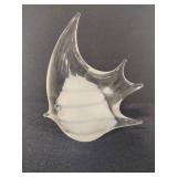 Blown Glass Fish Paperweight