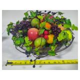 Huge Faux Fruit Bowl