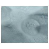 FENTON Blue Ruffled Custard Bowl