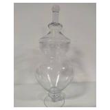 Large Apothecary Clear Glass Jar