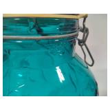 Large Turquoise Canning Jar