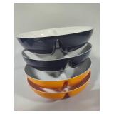 Set of Four Divided Guzzini Bowls