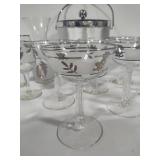 Libbey Silver Leaf Barware Set