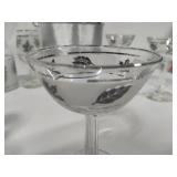 Libbey Silver Leaf Barware Set