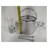 Libbey Silver Leaf Barware Set