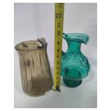 Colored Glass Pitchers