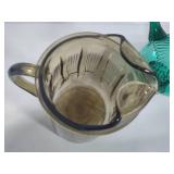 Colored Glass Pitchers