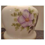 Stunning Hand Painted Hurricane Lamp