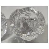 Kosta Boda Snowball Candle Holders