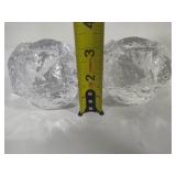 Kosta Boda Snowball Candle Holders