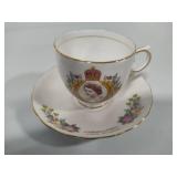 Queen Elizabeth Tea Cup Coronation Set