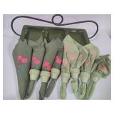 Floral Napkins & Serving Tray