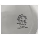 Salem 23K Encrusted Gold Dinner Plates