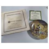 Collectible Charles Gehm/Kurt Ard Plates w/ COA & Original Boxes