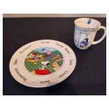 Charlie Brown & Paddington Bear Dinnerware