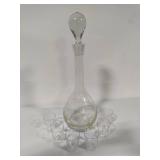 Crystal Decanter w/Six Shot Glasses
