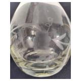 Crystal Decanter w/Six Shot Glasses