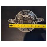 Cut Crystal Small Bowls w/Daisy Flower