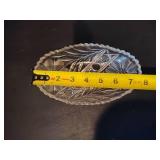 Cut Crystal Small Bowls w/Daisy Flower