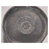 Green Round Pegleg Salt Shaker & Misc Silver Plated/Etc