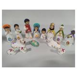 Hand Painted Mexican Nativity Scene