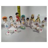 Hand Painted Mexican Nativity Scene