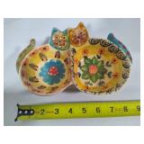 Modigliani Hand Painted Cat Dishes