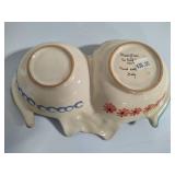 Modigliani Hand Painted Cat Dishes