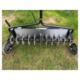 Brinly AS-40BH Tow-Behind Spike Aerator and Dethatcher