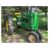 Vintage 1948 John Deere Model "A" Narrow Front Tractor