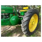 Vintage 1948 John Deere Model "A" Narrow Front Tractor